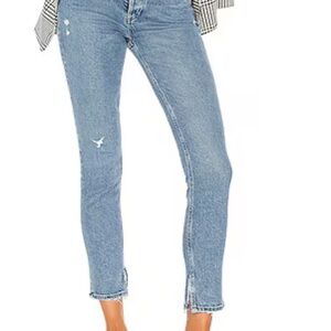 AGOLDE jeans size 27 High Rise Distressed denim  Organic Blend